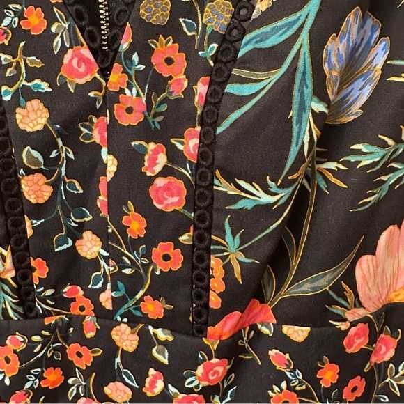 Kate Spade Mixed Blossom Fit And Flare Dress - Picture 7 of 10